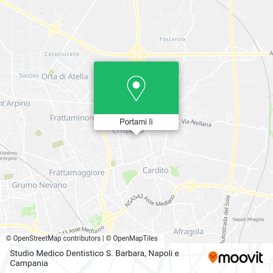 Mappa Studio Medico Dentistico S. Barbara