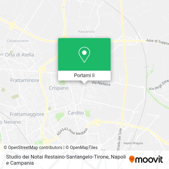Mappa Studio dei Notai Restaino-Santangelo-Tirone