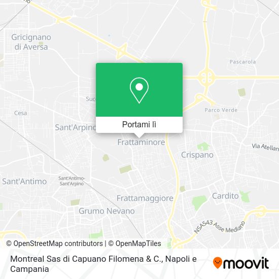 Mappa Montreal Sas di Capuano Filomena & C.