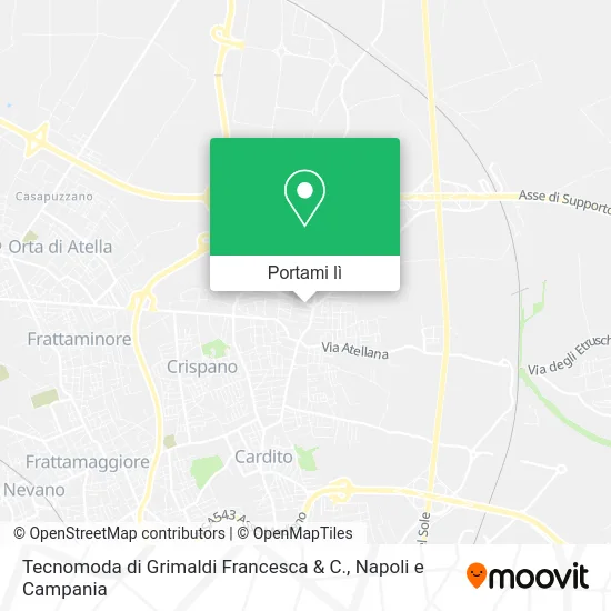 Mappa Tecnomoda di Grimaldi Francesca & C.