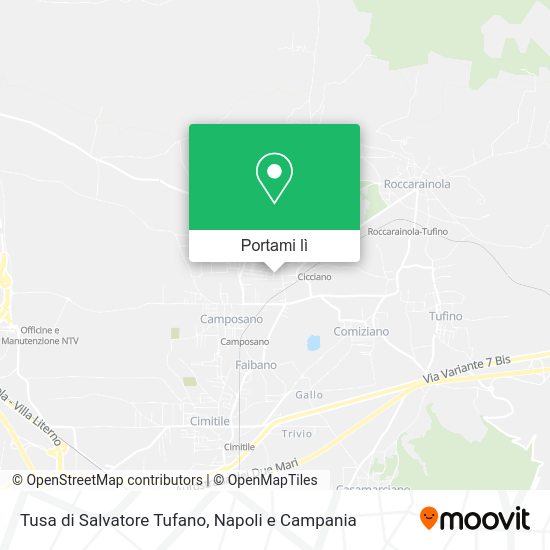 Mappa Tusa di Salvatore Tufano