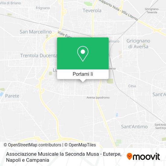 Mappa Associazione Musicale la Seconda Musa - Euterpe