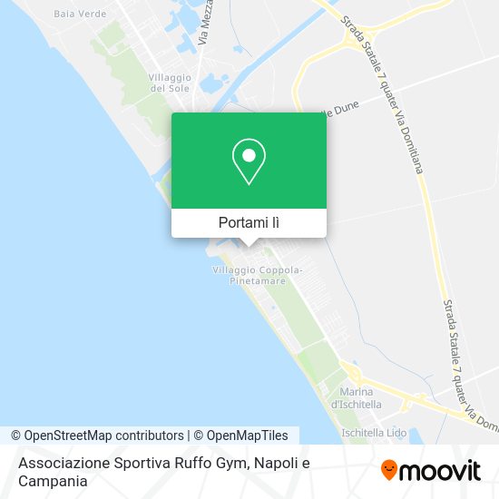 Mappa Associazione Sportiva Ruffo Gym