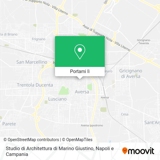 Mappa Studio di Architettura di Marino Giustino