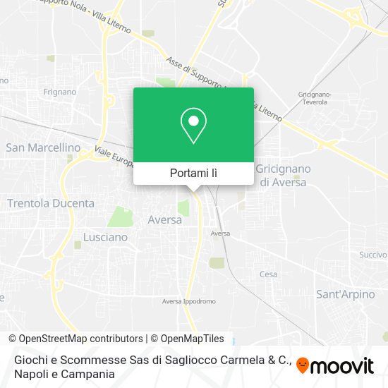 Mappa Giochi e Scommesse Sas di Sagliocco Carmela & C.
