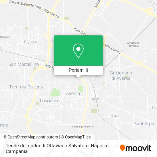 Mappa Tende di Londra di Ottaviano Salvatore