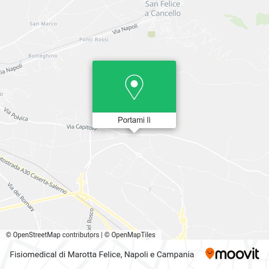 Mappa Fisiomedical di Marotta Felice