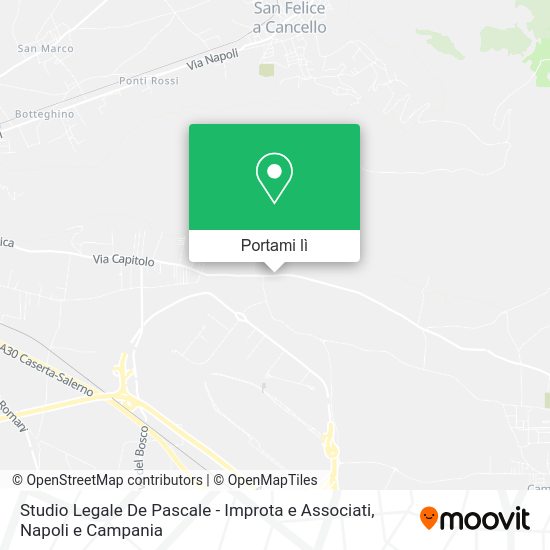 Mappa Studio Legale De Pascale - Improta e Associati