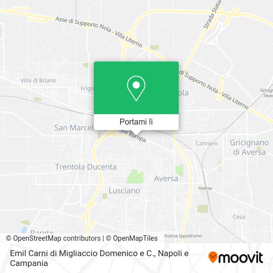 Mappa Emil Carni di Migliaccio Domenico e C.