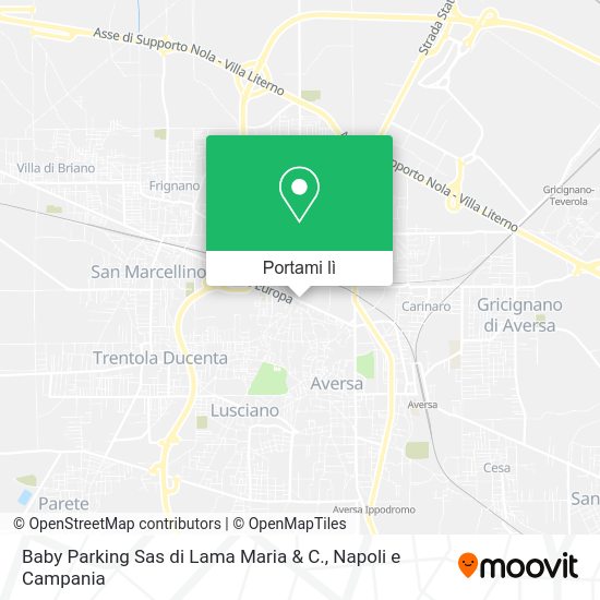 Mappa Baby Parking Sas di Lama Maria & C.