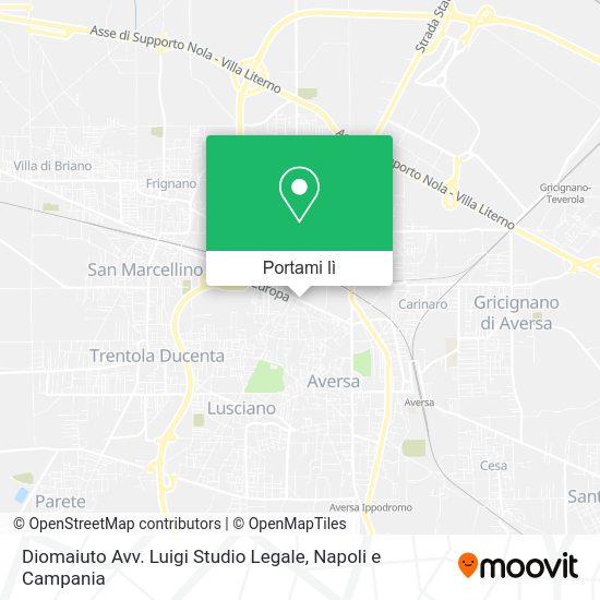 Mappa Diomaiuto Avv. Luigi Studio Legale
