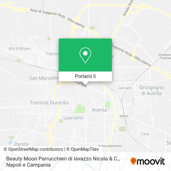 Mappa Beauty Moon Parrucchieri di Iavazzo Nicola & C.