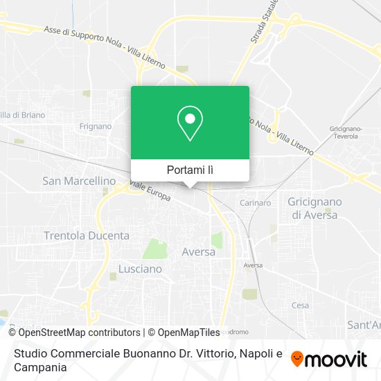 Mappa Studio Commerciale Buonanno Dr. Vittorio