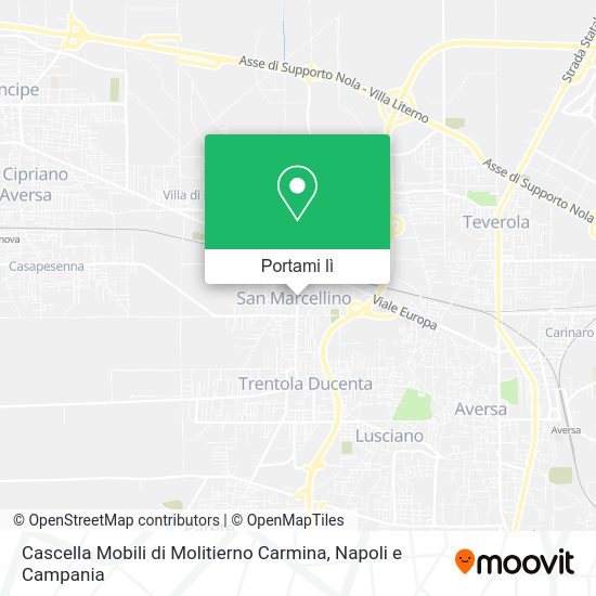 Mappa Cascella Mobili di Molitierno Carmina