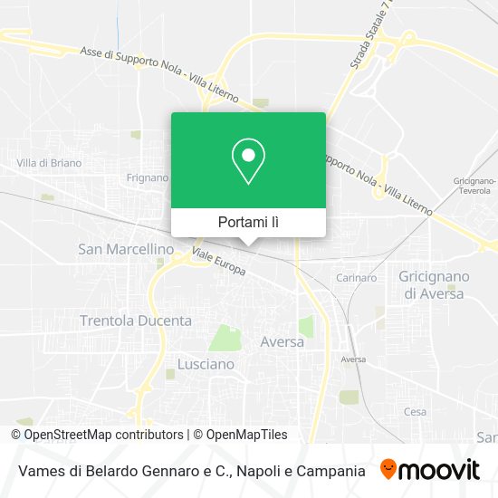 Mappa Vames di Belardo Gennaro e C.