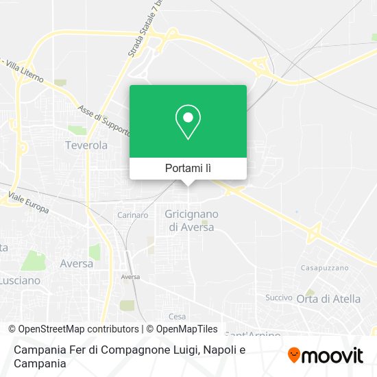 Mappa Campania Fer di Compagnone Luigi
