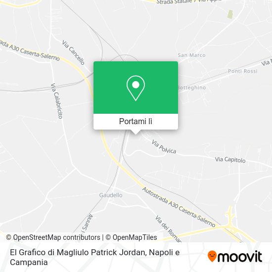 Mappa El Grafico di Magliulo Patrick Jordan