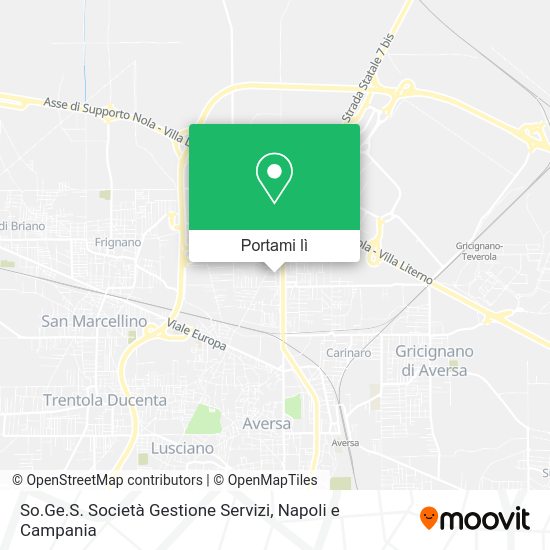 Mappa So.Ge.S. Società Gestione Servizi