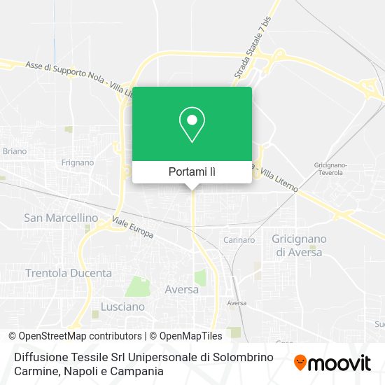 Mappa Diffusione Tessile Srl Unipersonale di Solombrino Carmine