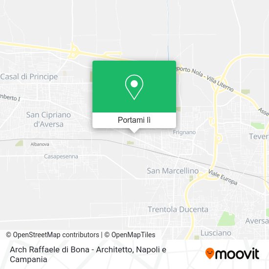 Mappa Arch Raffaele di Bona - Architetto