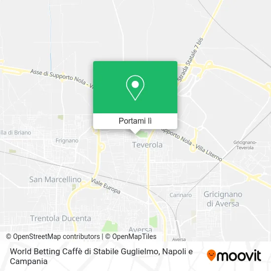 Mappa World Betting Caffè di Stabile Guglielmo