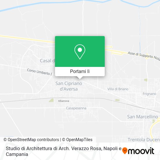 Mappa Studio di Architettura di Arch. Verazzo Rosa