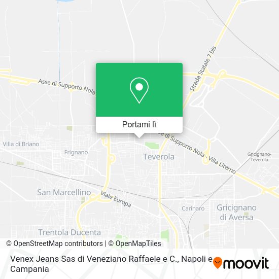 Mappa Venex Jeans Sas di Veneziano Raffaele e C.