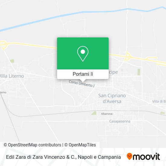 Mappa Edil Zara di Zara Vincenzo & C.