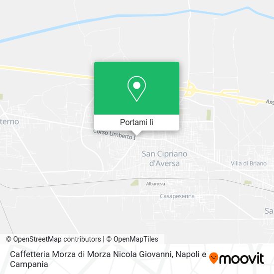 Mappa Caffetteria Morza di Morza Nicola Giovanni