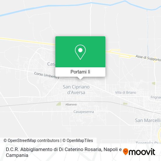 Mappa D.C.R. Abbigliamento di Di Caterino Rosaria