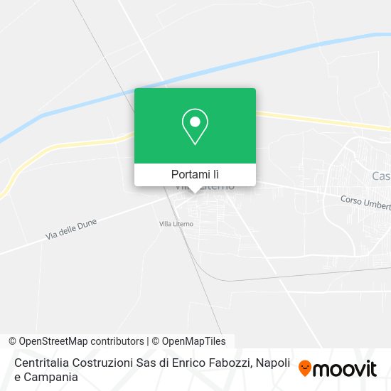 Mappa Centritalia Costruzioni Sas di Enrico Fabozzi