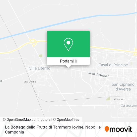 Mappa La Bottega della Frutta di Tammaro Iovine
