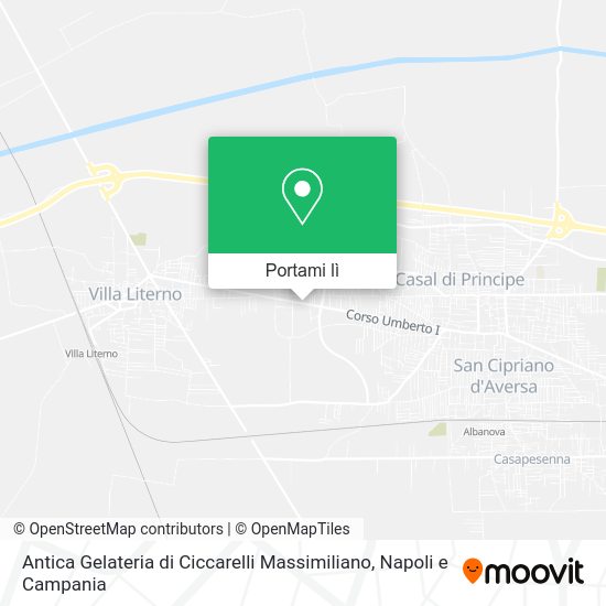 Mappa Antica Gelateria di Ciccarelli Massimiliano