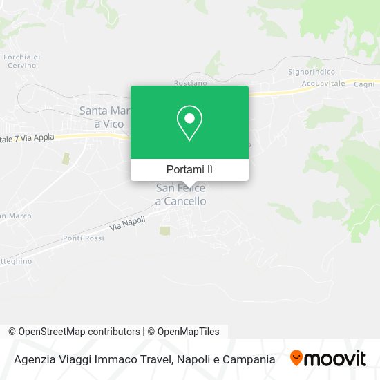 Mappa Agenzia Viaggi Immaco Travel