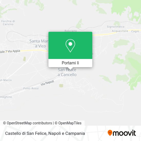 Mappa Castello di San Felice