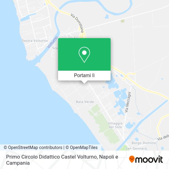 Mappa Primo Circolo Didattico Castel Volturno