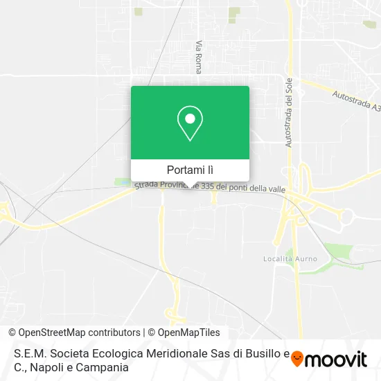 Mappa S.E.M. Societa Ecologica Meridionale Sas di Busillo e C.