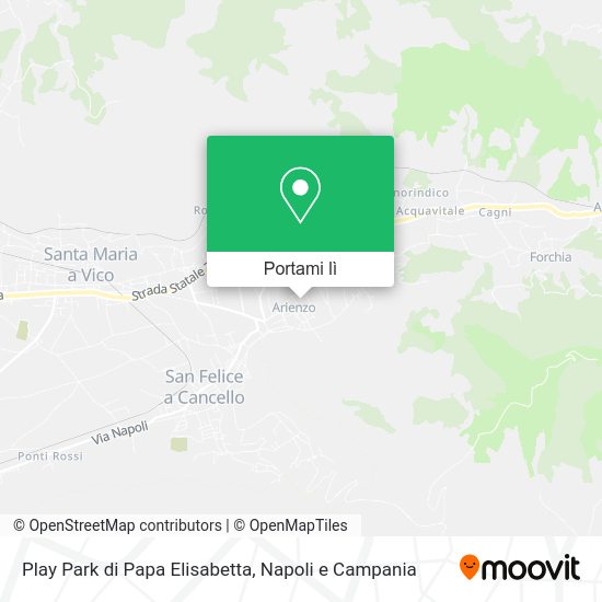 Mappa Play Park di Papa Elisabetta