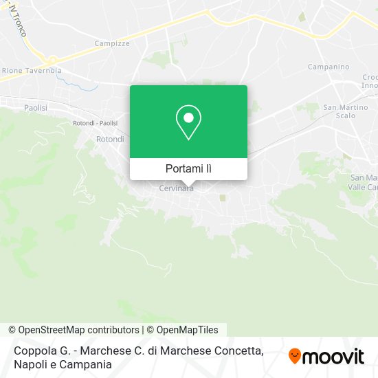 Mappa Coppola G. - Marchese C. di Marchese Concetta