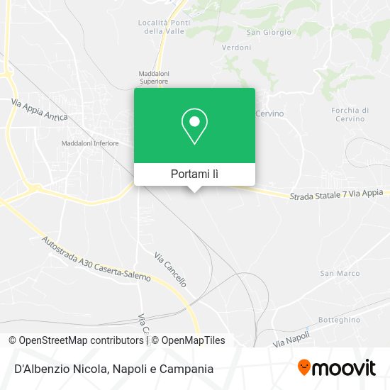 Mappa D'Albenzio Nicola