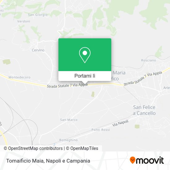 Mappa Tomaificio Maia