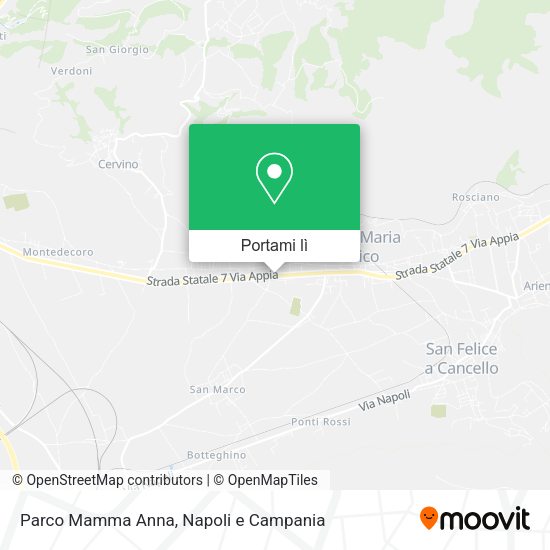 Mappa Parco Mamma Anna