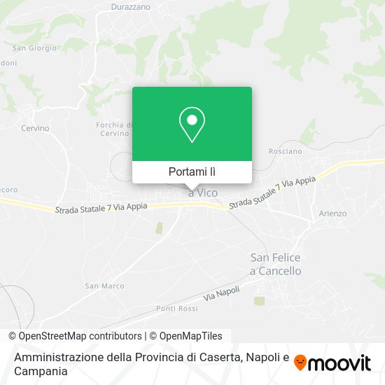 Mappa Amministrazione della Provincia di Caserta