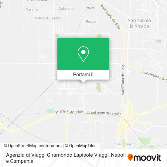 Mappa Agenzia di Viaggi Giramondo Lapisole Viaggi