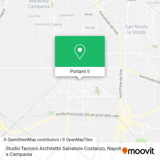 Mappa Studio Tecnico Architetto Salvatore Costanzo