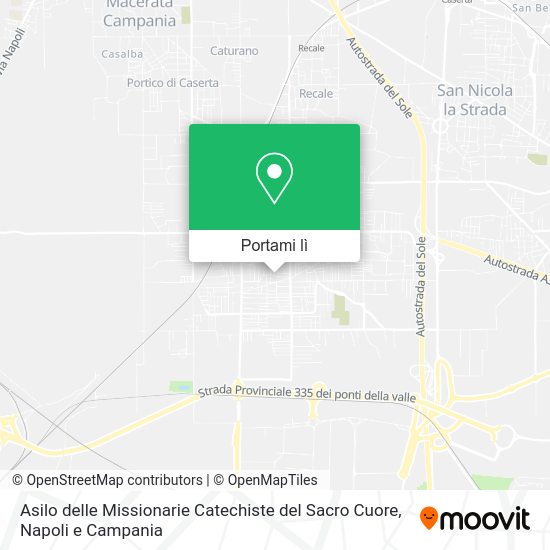 Mappa Asilo delle Missionarie Catechiste del Sacro Cuore