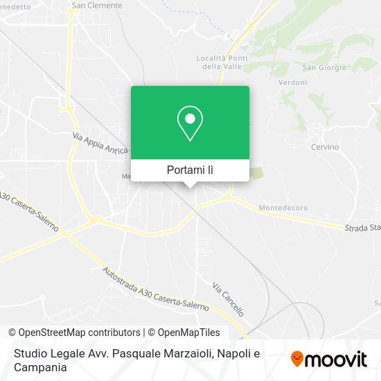 Mappa Studio Legale Avv. Pasquale Marzaioli