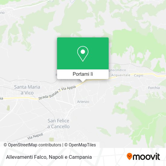 Mappa Allevamenti Falco