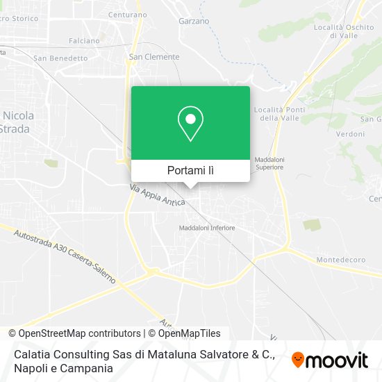 Mappa Calatia Consulting Sas di Mataluna Salvatore & C.