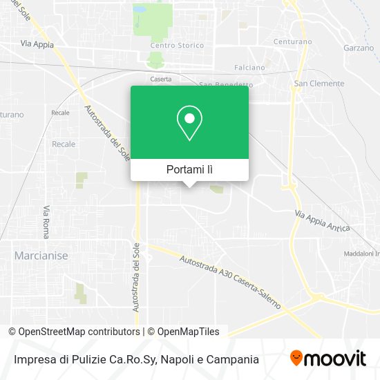 Mappa Impresa di Pulizie Ca.Ro.Sy